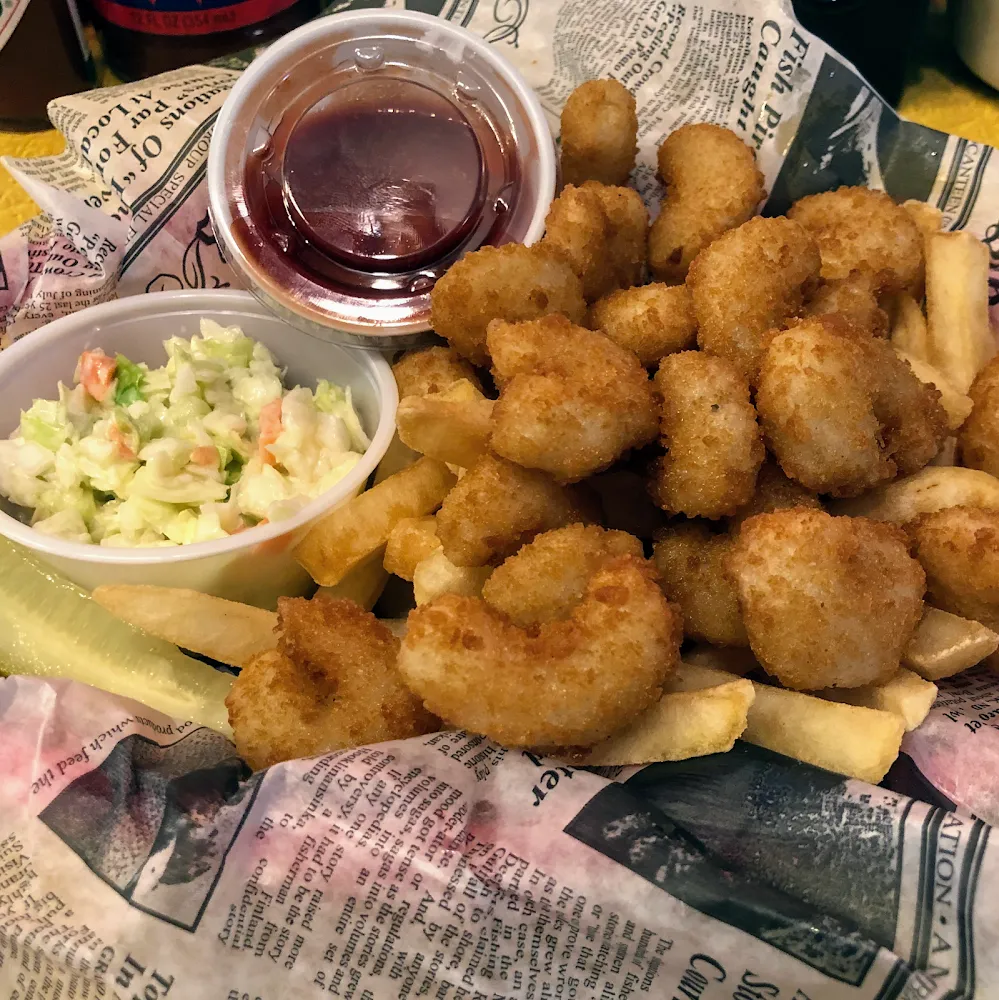 Popcorn Shrimp Basket